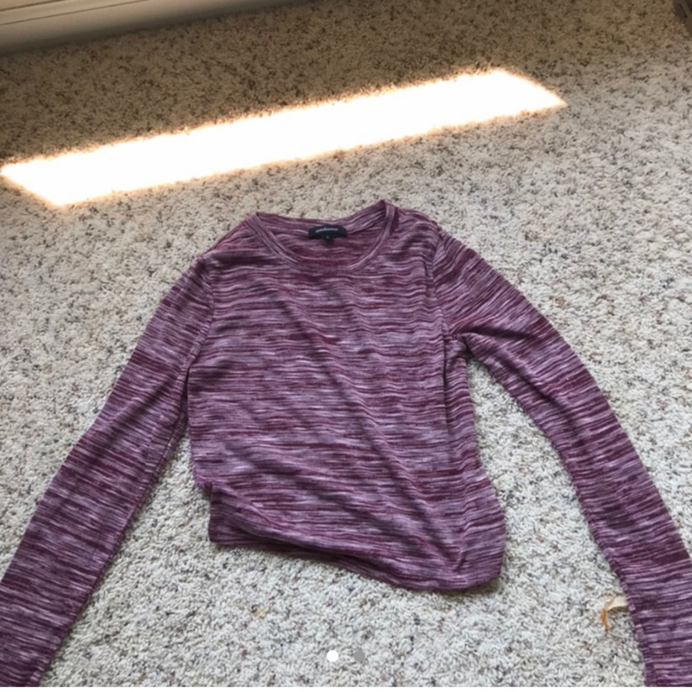 Purple marbled long sleeve